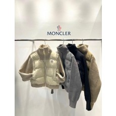 하이넥 니트 패딩