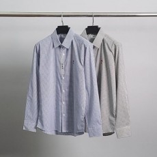 아* 스몰하트자수 체크 셔츠