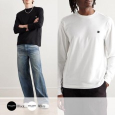 셀** 트리옹프 자수 로고 긴팔 티셔츠