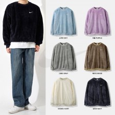 나** 베이직 양털 맨투맨