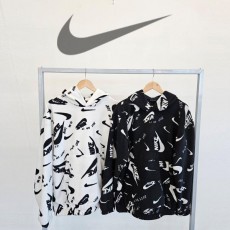 나** 멀티 로고 후리스 기모 후드