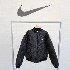 나** 3M 스카치 로고 누빔 블루종 패딩