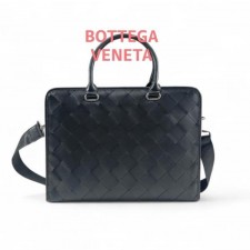 보** 멀티플패턴 위빙 브리프케이스 토트백 겸 크로스백 (블랙)