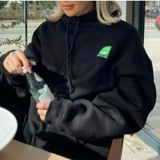 발**** 그린로고 후드티