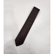 루* 다미에 패턴 실크 넥타이