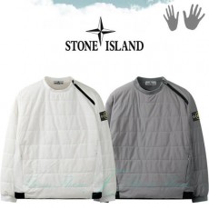 스* 사선 지퍼 패딩 맨투맨