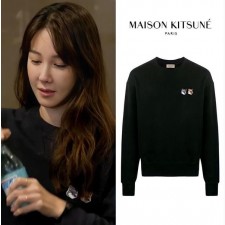 메* 키츠네 더블폭스 패치 (이지아) 커플맨투맨