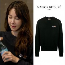 메* 키츠네 더블폭스 패치 (이지아) 커플맨투맨