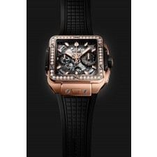 위** 스퀘어뱅 티타늄 블랙골드 다이아몬드 에디션