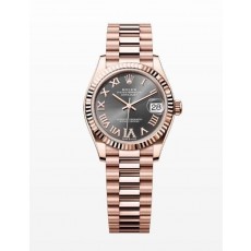 로** 데이저스트 에버로즈골드 다크그레이다이얼 로마 31mm