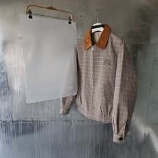 미*** 체크 더블 위브 자켓