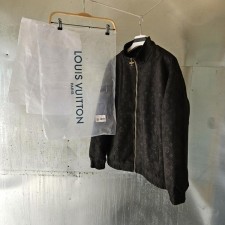 루* 모노 디보스드 스웨이드 트랙수트 자켓