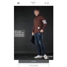 톰* 4바 히든체크 셔츠