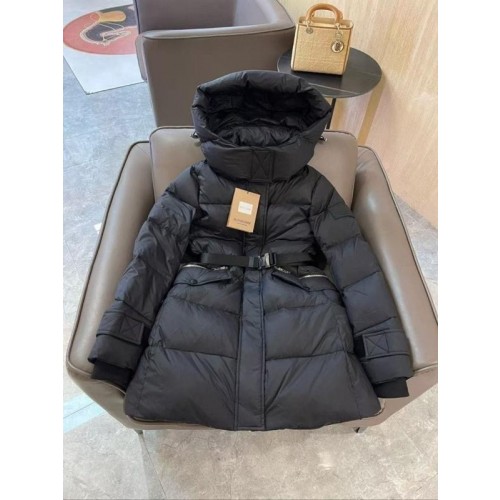 버** 허리벨트 하프 패딩