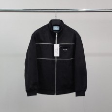 프** 로고와펜 라인 스웨이드 자켓