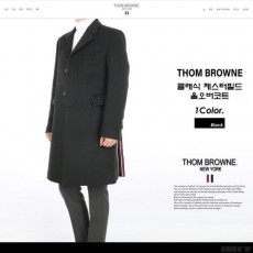 톰* 클래식 체스터필드 울오버 코트 (수입고급)