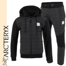 아**** 고주파 로고 패딩 후드 셋업 기모 패딩 원단