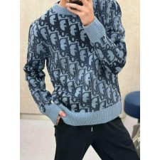 디* 오블리크 패턴 울니트