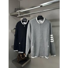 톰* 캐시미어 사선 니트 집업