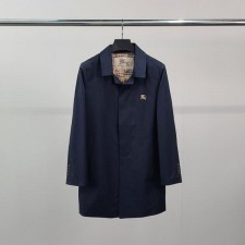 버** 기사자수 트렌치 코트