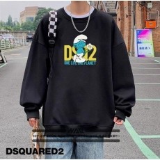 디**** 스머프 DSQ2 로고 밍크양기모 티셔츠