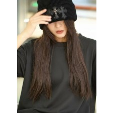 크* 크로스 레더패치 참 비니수입풀(남녀공용)