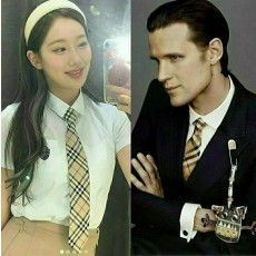 버** 최고급 체크 넥타이