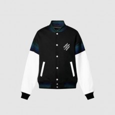 루* 코튼 저지 바시티 블루종 자켓