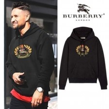 버** 런던 크레스트 커플 후드  기모