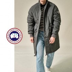 캐* 퀄팅 누빔 롱패딩