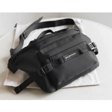 발**** 남성 아* 라지 벨트백 블랙