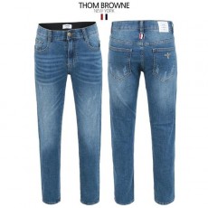 톰* 중청 스크래치 워싱 슬림팬츠