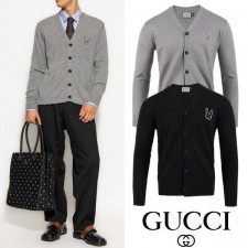 구* 래빗 자수 울 가디건 여성사이즈 추가