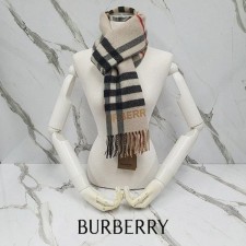 버** 컨트라스트 체크 캐시미어 머플러 310