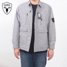 노** 빅사이즈 버클 경량패딩자켓