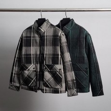 메* 마르지엘라 덕다운 타탄체크 패딩 자켓