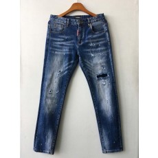 디**** 바이커 페인팅 데님 팬츠