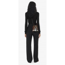 버** 체크버킷 (다크브라운)