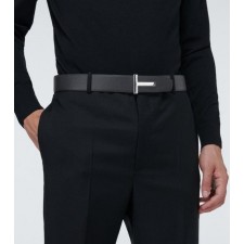 톰** 레더 리버시블 버클 T 벨트