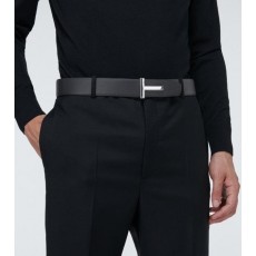 톰** 레더 리버시블 버클 T 벨트