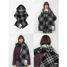 버** 후드 목도리