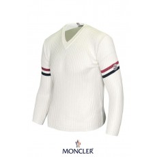 더블 암라인 클래식와팬 울캐시 V넥 니트