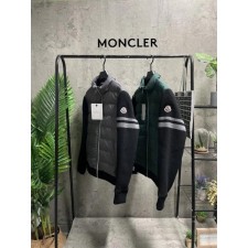 배색니트패딩 자켓