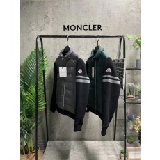 배색니트패딩 자켓