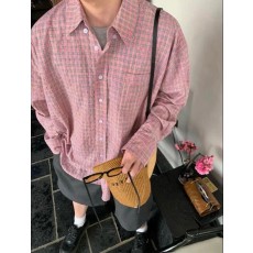 아**** 버로우드 핑크 셔츠  수입