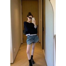 프** 25 삼각 로고 레이어드 롱슬리브  수입