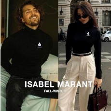 이** 마랑 클래식로고 커플 터틀넥