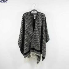 디* 오블리크 울 캐시미어 케이프