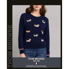 톰* 멀티플 헥터 라운드 니트(25841)