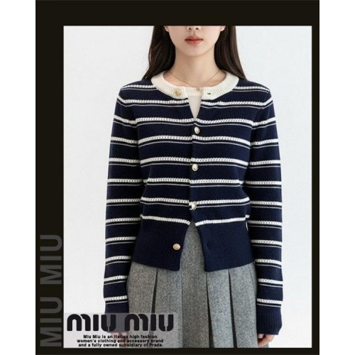 미*** 넥 포인트 ST 니트 셔츠 가디건 (25883)